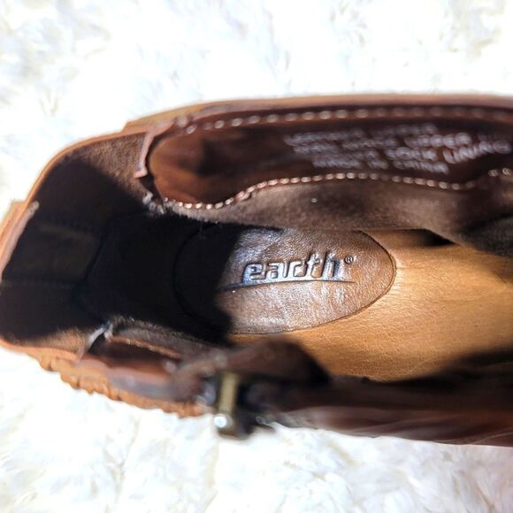 Earth Thyme Leather Booties - Almond - Picture 8 of 9